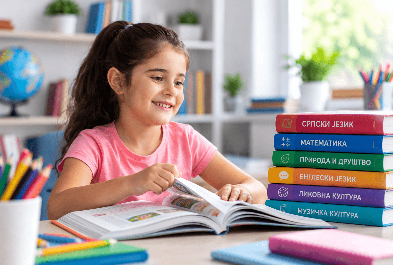Bright Study Time with Colourful Textbooks 1